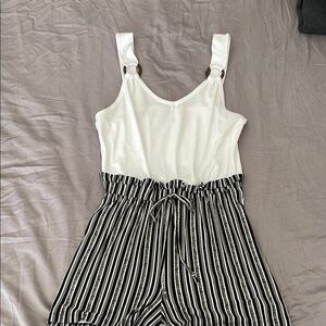 Women’s striped Romper